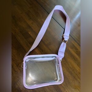 Clear crossbody bag